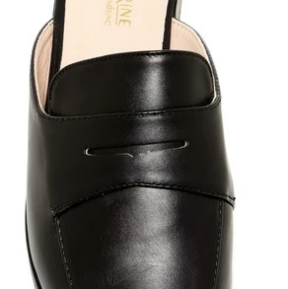 Catherine Malandrino Shoes - Black Mule Flat Shoes Size 9